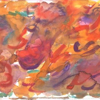 Painting titled "acuarelas" by Fabian Guerrero, Original Artwork