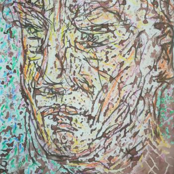 Malerei mit dem Titel "Don't Mess around 1…" von Pertti Matikainen, Original-Kunstwerk, Aquarell