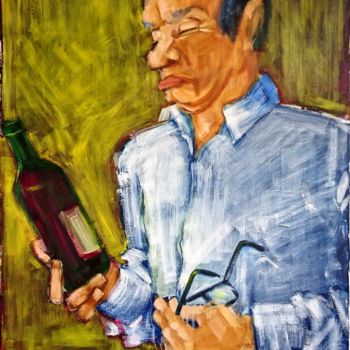 Painting titled "treize degré cinq" by Ludmila Ternano Dolgova, Original Artwork, Oil