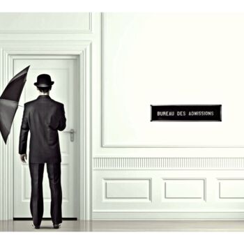 Digital Arts titled "The Admissions Offi…" by Jean-Marie Gitard, Original Artwork, Digital Collage