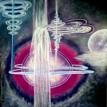 Peinture intitulée "phantasmagoria-in-o…" par Marianne Charlotte Mylonas-Svikovsky (Marlo), Œuvre d'art originale