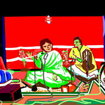 「INDIAN MUSIC CONCER…」というタイトルのデジタルアーツ Anandswaroop Manchirajuによって, オリジナルのアートワーク, デジタル絵画