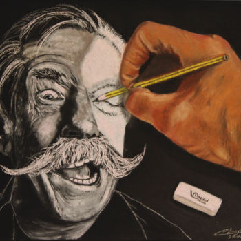 Рисунок под названием "aie.jpg" - Christian Leroy Napoli, Подлинное произведение искусства, Пастель