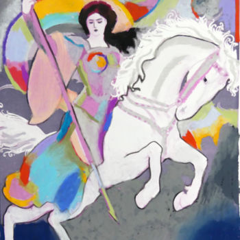 图画 标题为“Joan of Arc” 由Devorah Rosen, 原创艺术品, 数码摄影