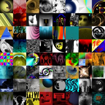 数字艺术 标题为“64-jours-2” 由Jean-François Bayle, 原创艺术品, 数字油画