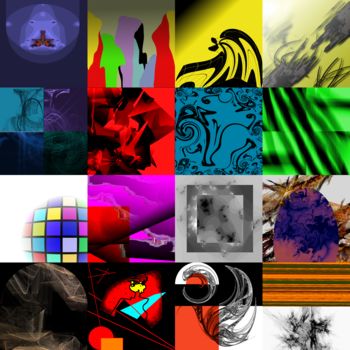 数字艺术 标题为“16-jours-3” 由Jean-François Bayle, 原创艺术品, 数字油画