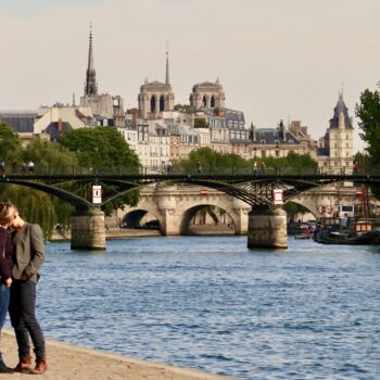 "le baiser des quais…" başlıklı Fotoğraf Pierre-Yves Rospabé tarafından, Orijinal sanat, Dijital Fotoğrafçılık