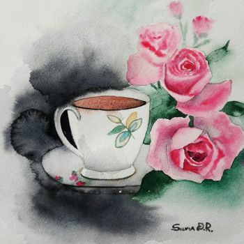 Pintura titulada "Dolci ricordi" por Silvia D.R., Obra de arte original, Acuarela