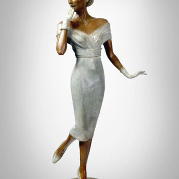 Sculpture titled "- Amandine -" by Alain Choisnet, Original Artwork, Bronze