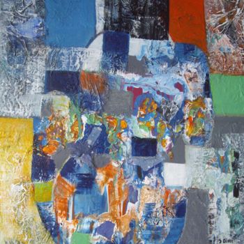 Painting titled "Cubisme au féminin 2" by Sylvie Oliveri, Original Artwork, Acrylic