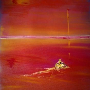Malarstwo zatytułowany „Never going back.” autorstwa Benny Smet, Oryginalna praca, Pastel