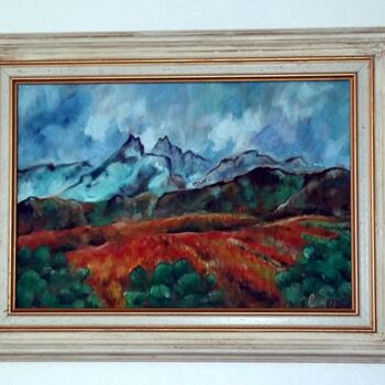 Peinture intitulée "PETITE DENTELLES" par Gerard Lami, Œuvre d'art originale, Huile