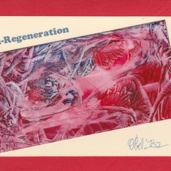 Painting titled "Carte Ki'Chi'Qi 2" by Obel'Isa, Original Artwork, Wax