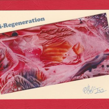 Peinture intitulée "Carte Ki'Chi'Qi 3" par Obel'Isa, Œuvre d'art originale, Cire