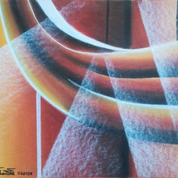 Malerei mit dem Titel "Form Increasing" von Pertti Matikainen, Original-Kunstwerk, Pastell