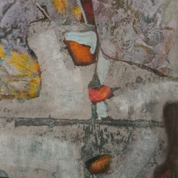 Painting titled "Munin" by Philippe Casaubon, Original Artwork, Oil