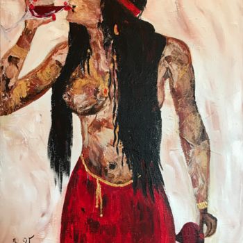 Peinture intitulée "Libre" par Isabelle Villena, Œuvre d'art originale, Acrylique