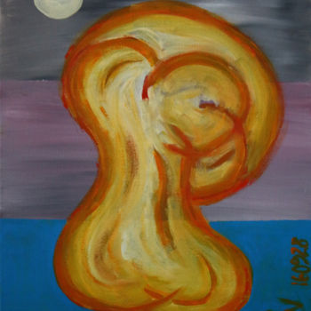 Painting titled "Torso" by Pertti Matikainen, Original Artwork, Acrylic
