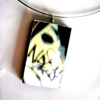 拼贴 标题为“Broche Graffiti” 由Maribo, 原创艺术品, 拼贴