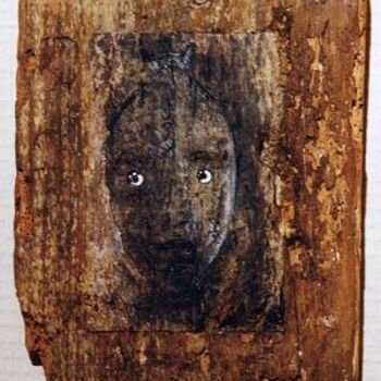 Peinture intitulée "Africaine" par Audalix, Œuvre d'art originale, Huile