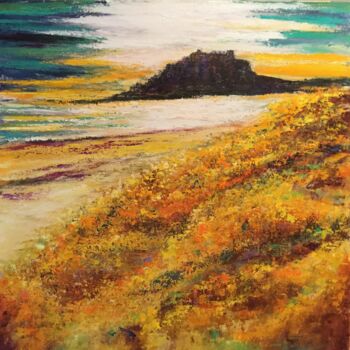 Peinture intitulée "L’île" par Anne Vignau, Œuvre d'art originale