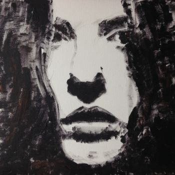 Peinture intitulée "Angelina2" par Dominique Dève, Œuvre d'art originale, Acrylique