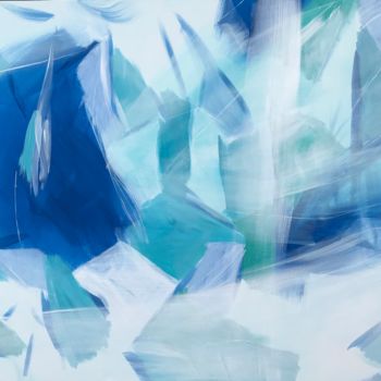 Painting titled "Gezwitscher" by Sebastian Olivier Burckhardt, Original Artwork, Acrylic
