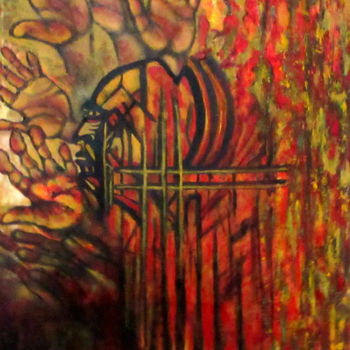 Peinture intitulée "sexual-harrassement…" par Marianne Charlotte Mylonas-Svikovsky (Marlo), Œuvre d'art originale, Acrylique