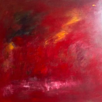 Peinture intitulée "Cérémonie 8, Techni…" par Briga, Œuvre d'art originale, Acrylique
