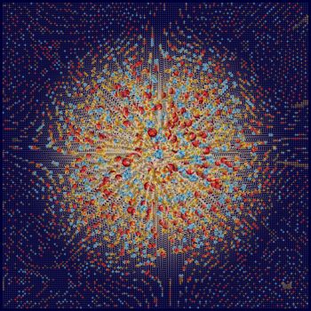 Arts numériques intitulée "Planète Gemma 3 (40…" par Frédéric Durieu & Nathalie Erin, Œuvre d'art originale, Travail numériq…