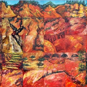 Painting titled "Small Colorado Prov…" by Nathalia Chipilova, Original Artwork, Oil