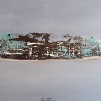 Peinture intitulée "paysage-ombre-et-lu…" par Didier Duclos, Œuvre d'art originale, Acrylique