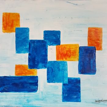Peinture intitulée "Expression" par Dany Champeme, Œuvre d'art originale, Acrylique