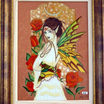 Peinture intitulée "gypsy-rose.jpg" par Monette O'Neill, Œuvre d'art originale, Autre