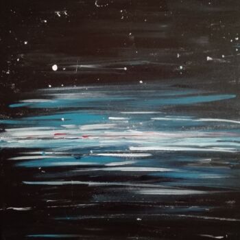 Painting titled "Noc Kairu - Cairo n…" by Katarzyna Piotrowska, Original Artwork, Acrylic
