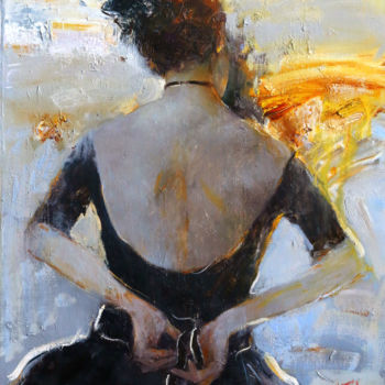 Painting titled "Repetition" by Angelika Privalikhina, Original Artwork