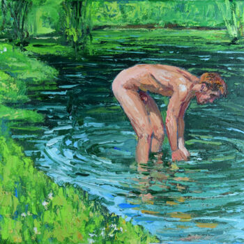 Painting titled "Quiet Place 2" by Sergey Sovkov, Original Artwork