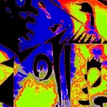 Arts numériques intitulée "la-biche" par Mysane, Œuvre d'art originale, Peinture numérique