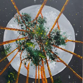 제목이 "Lunaire fluorescense"인 미술작품 Pascal로, 원작, 아크릴
