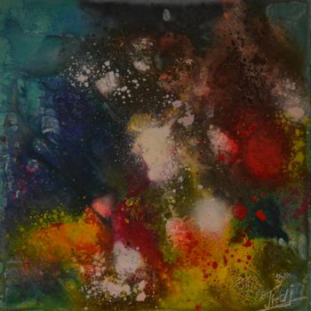 Peinture intitulée "Eveil-des-choses" par Frederic Janssens (Fredj), Œuvre d'art originale, Acrylique