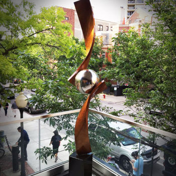 Skulptur mit dem Titel "Verve' Bronze Editi…" von Hunter Brown, Original-Kunstwerk, Metalle