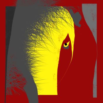 Digital Arts titled "Dans les Coulisses" by Cila, Original Artwork, Digital Painting