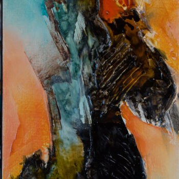 Painting titled "Maïko" by Françoise Dugourd-Caput, Original Artwork, Acrylic Mounted on Wood Stretcher frame