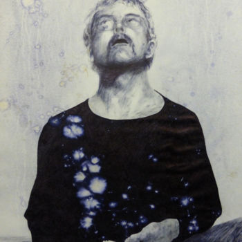 Σχέδιο με τίτλο "Brautigan" από Sébastien Bocquet, Αυθεντικά έργα τέχνης, Στυλό