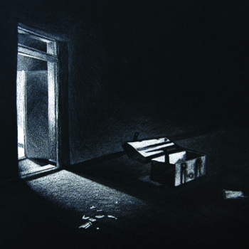 Drawing titled "nega6" by Sébastien Bocquet, Original Artwork