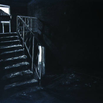 Dessin intitulée "nega7" par Sébastien Bocquet, Œuvre d'art originale