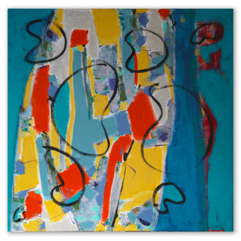 Peinture intitulée "Essaouira" par Juliette Gallas, Œuvre d'art originale, Acrylique
