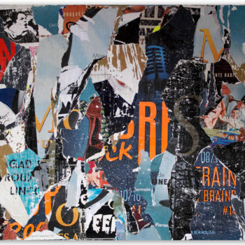 Peinture intitulée "Rain" par Juliette Gallas, Œuvre d'art originale, Autre
