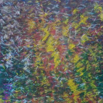 Pittura intitolato "So Fell Autumn Rain" da Pertti Matikainen, Opera d'arte originale, Acrilico