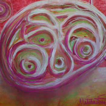 Painting titled "Big Pink" by Pertti Matikainen, Original Artwork, Acrylic
